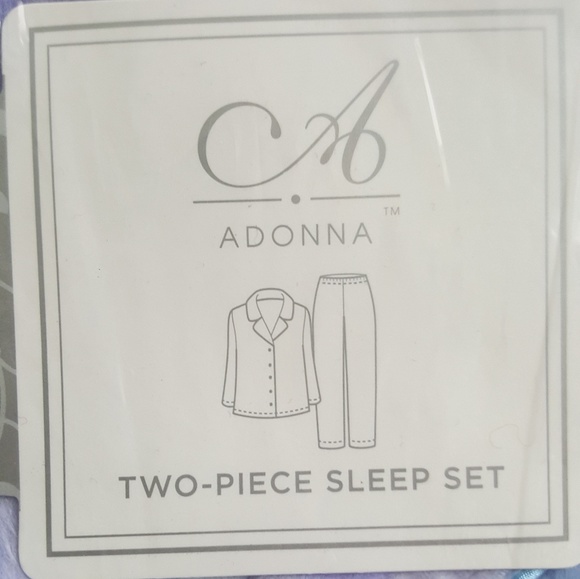 Adonna 2 pc sleep set Med NWT - Picture 2 of 5